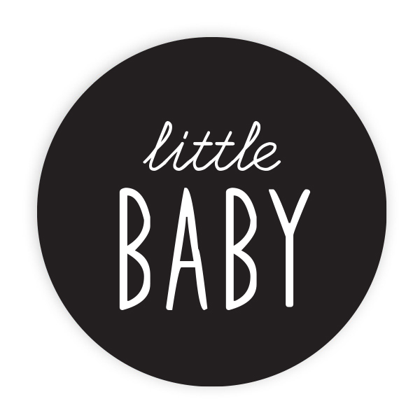 Little baby zwart-wit