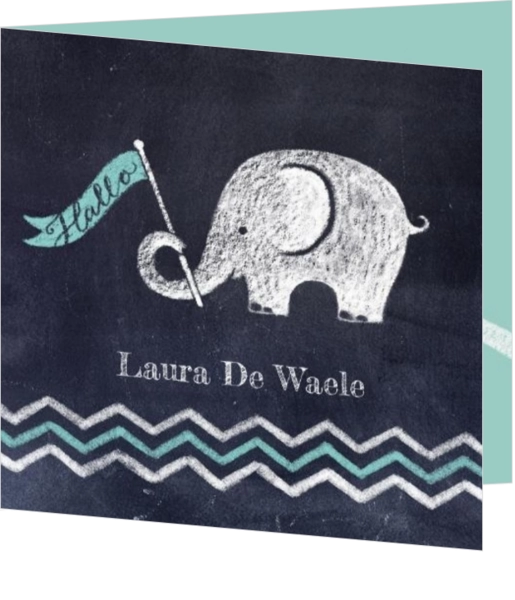 Laura - Olifant met vlag