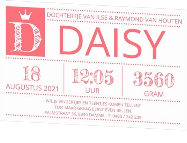 Daisy - Hippe typografie