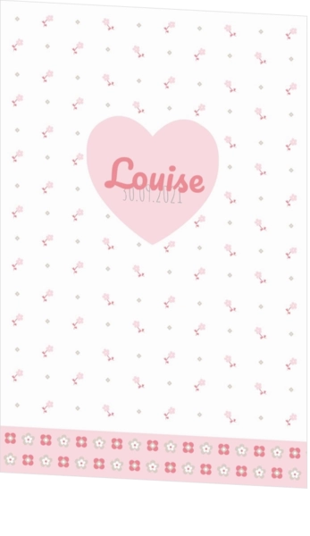 Louise - Roze hart 