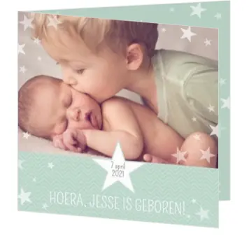 Jesse - Sterren met groene achtergrond