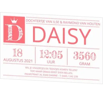 Daisy - Hippe typografie