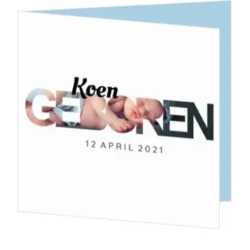 Koen - GEBOREN