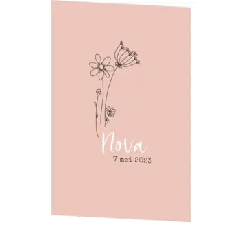 Nova - Lijntekening bloemen