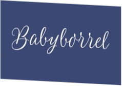 Babyborrel kaartjes & Kraamfeest uitnodigingen - geboortekaartje KB481-J