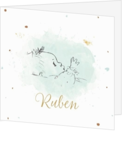 Baby watercolour stain (Ruben)