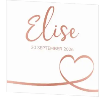 Poster 3 glimmend rose goud
