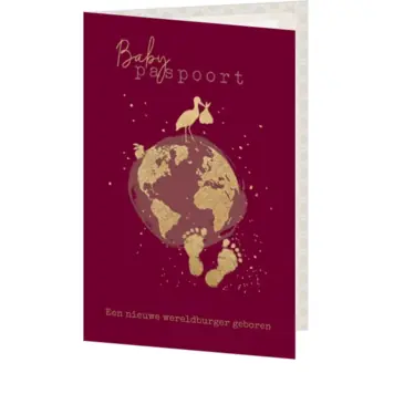 Geboortekaart Lucas - Baby Paspoort