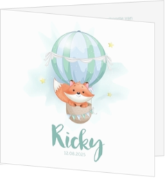 Vosje in een luchtballon (Ricky)