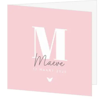 Maeve - Letter en vlindertje
