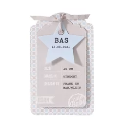 Bas - Cute baby label jongen