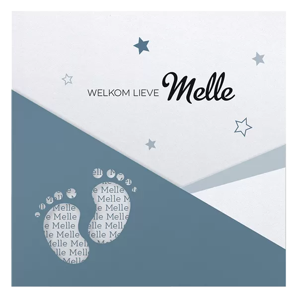 Melle - Trendy voetjes met namen
