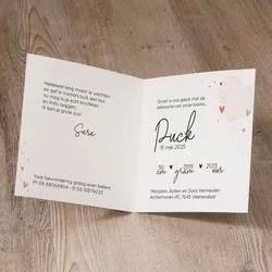 Puck - Aquarel cirkel en hart