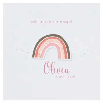 Olivia - Trendy regenboog