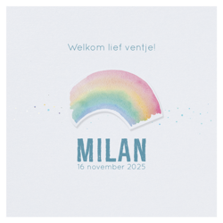 Milan - Trendy regenboog jongen