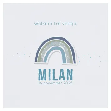 Milan - Trendy regenboog jongen