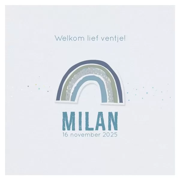 Milan - Trendy regenboog jongen