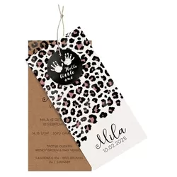 Mila - Luipaard label