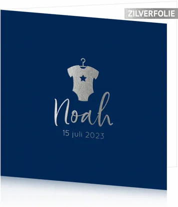 Geboortekaartje Noah - Rompertje 