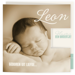 La Carte geboortekaartjes collectie - geboortekaartje LC301-J
