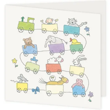 Dierentrein (blauw)