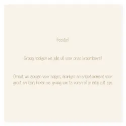 Kraamborrel konijntje Teddy
