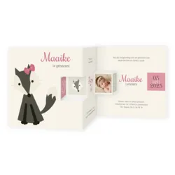 Drieluik met meisjes vosje