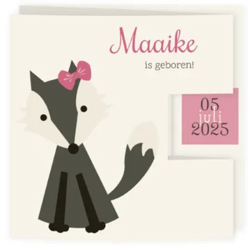 Drieluik met meisjes vosje