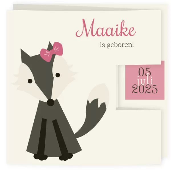 Drieluik met meisjes vosje