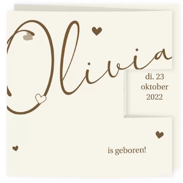 Drieluik met foto's Olivia