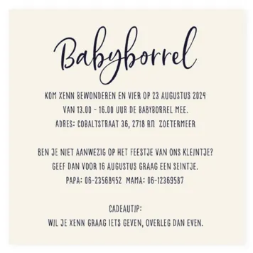 Kraamborrel onderwater dieren blauw