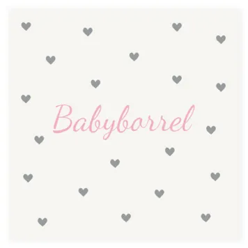 Babyborrel hartjes