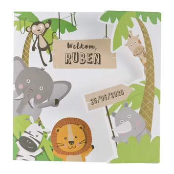 Drieluik met jungledieren