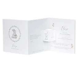 Drieluik pop-up met schattige konijntjes