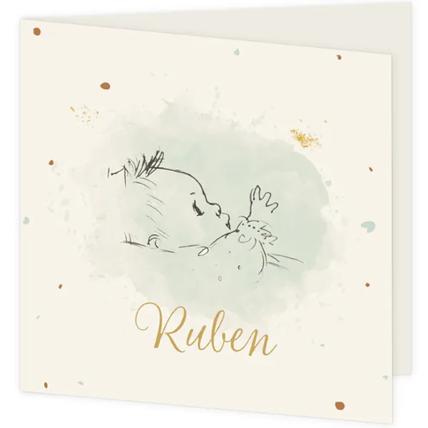 Baby watercolour stain (Ruben)