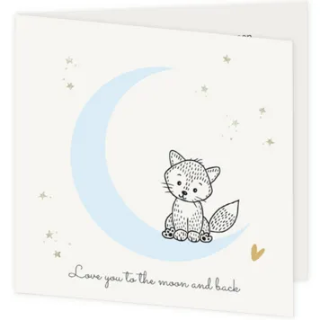 Love you to the moon and back - Vosje Pieter