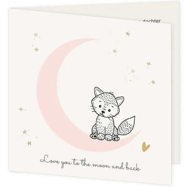 Love you to the moon and back - Vosje Sophie