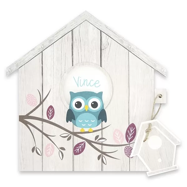 Vogelhuisje met uiltje