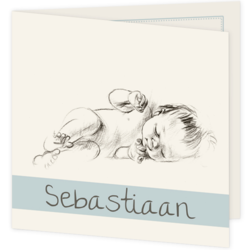 Slapende baby (Sebastiaan)