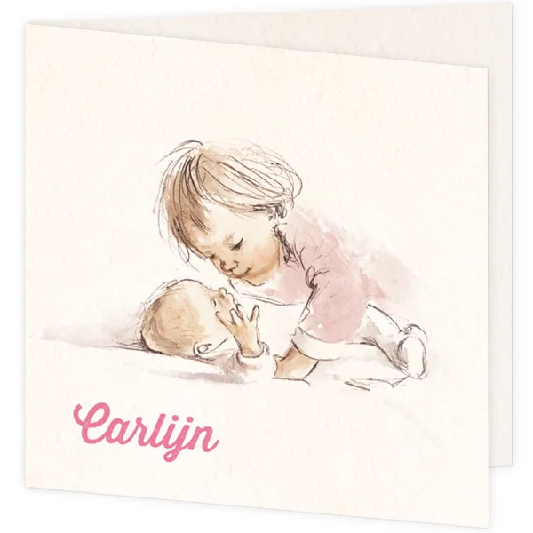 Even bij de baby kijken (zus)
