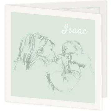 Meisje met baby (Isaac)