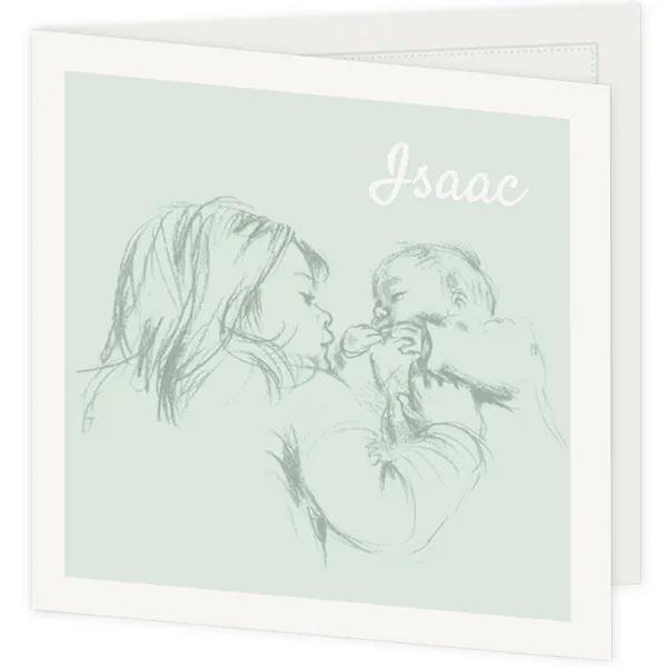 Meisje met baby (Isaac)