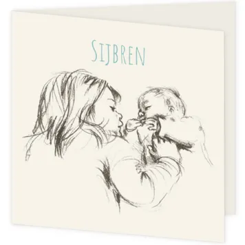 Meisje met baby (Sijbren)