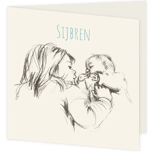 Meisje met baby (Sijbren)