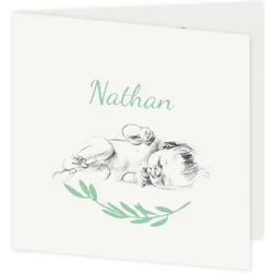 Slapende baby - Nathan