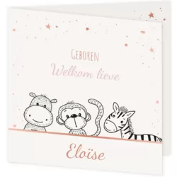 3 diertjes op een rij Eloise