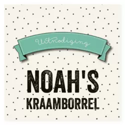 Kraamborrelkaart Noah