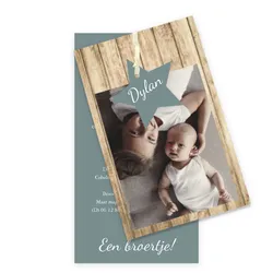 Labelkaart voor een broertje