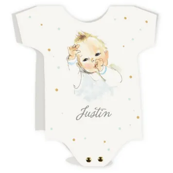 Rompertje met babytje - Justin