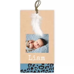 Luipaardprint label Liam